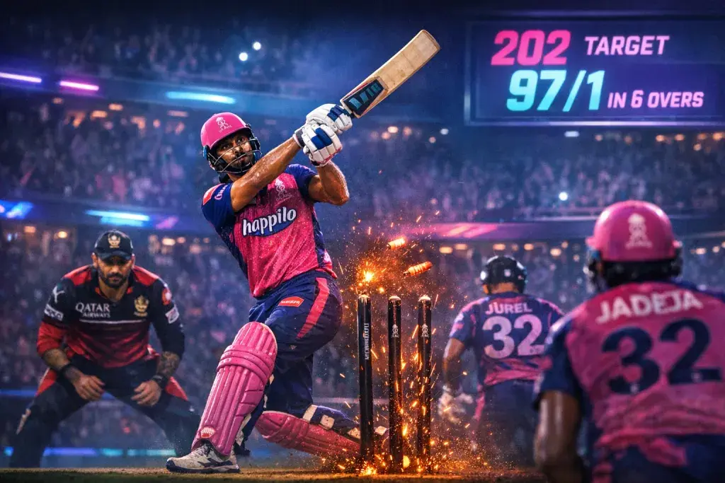 Vaibhav Sooryavanshi's Powerplay Explosion Propels Rajasthan Royals to Six-Wicket IPL Triumph