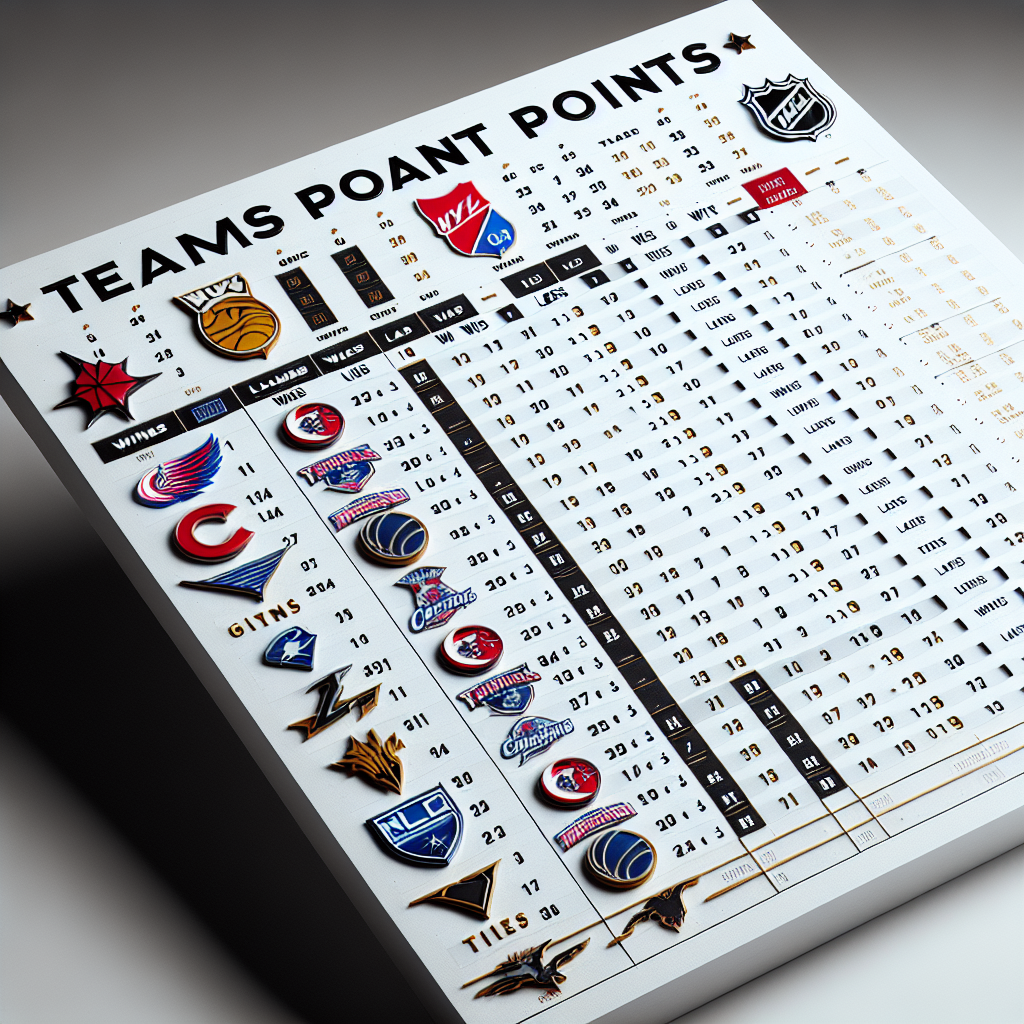 all team point table